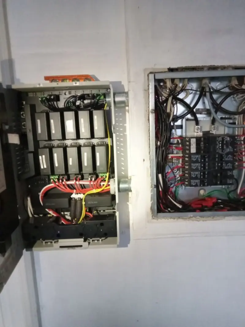 Electrical panel upgrade completed for Ring Doorbell Installation in Simpsonville